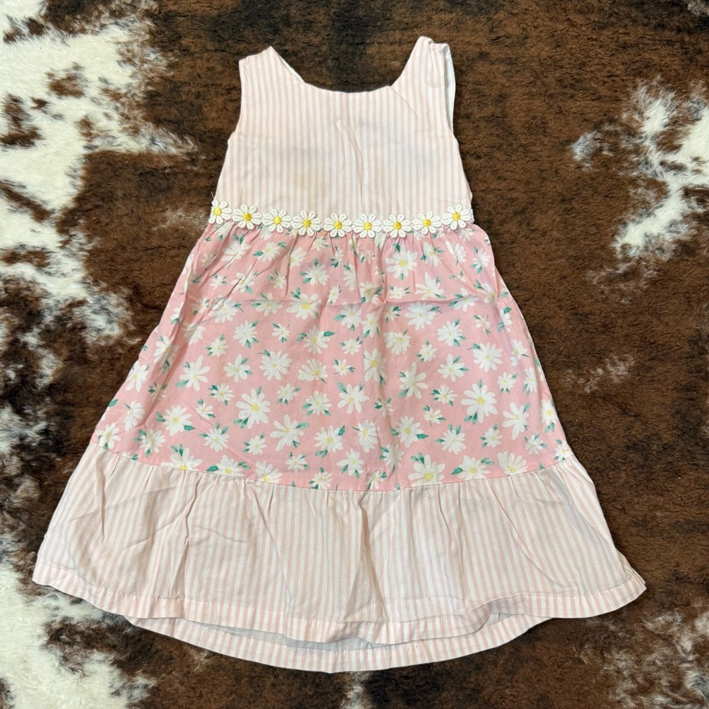 Penelope Mack smock floral summer dress size 3T